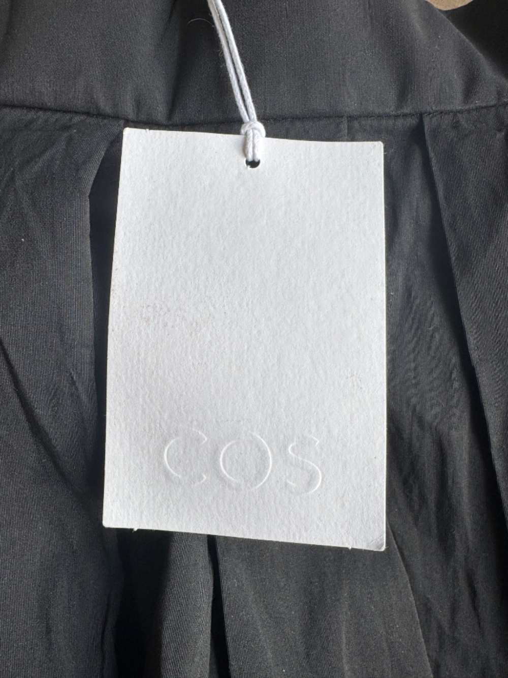 COS NWT Black Pleated A-Line Midi Skirt - Black | Size 4 - Picture 6 of 7